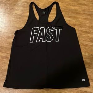 Racerback tank top